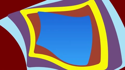 Smoothly reshaping abstract rectangles of different colors Stock Footage 148320683