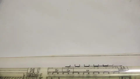 Smoothly unfolding bundle of paper with conventional symbols Stock Footage 93439034