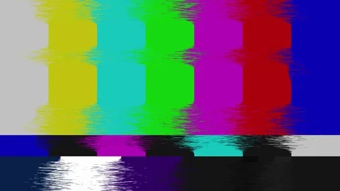 color tv bar#glitch#effect Leggings by ESCAPE