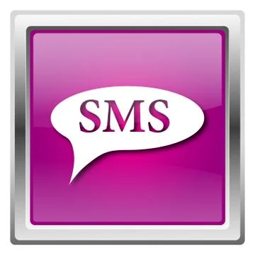 Sms bubble icon Stock Illustration