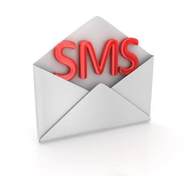 Sms concept Illustrazione stock