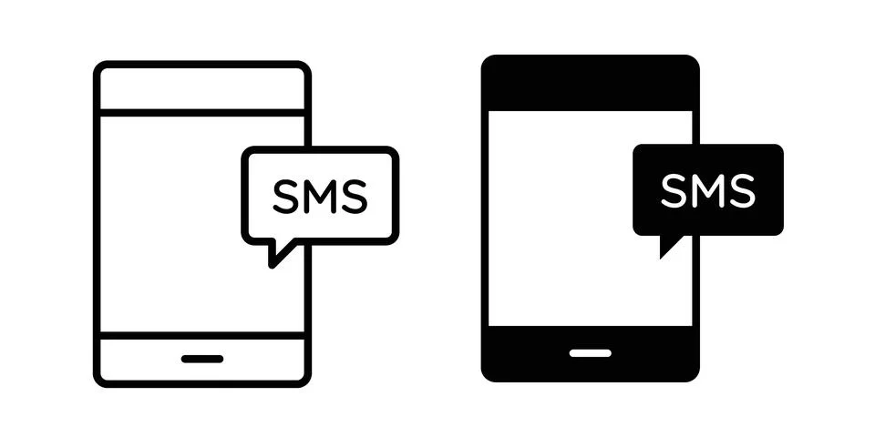 SMS icon concept. best for web design Stock Illustration