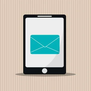 SMS icon design, vector illustration Stock Illustration