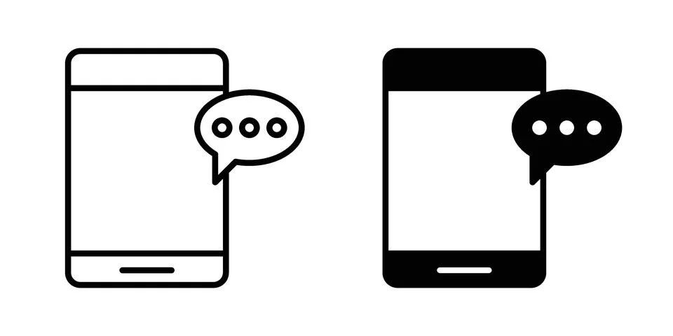SMS icon vector design illustrations Stock Illustration