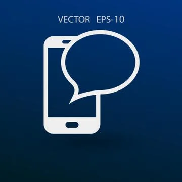 Sms icon. vector illustration Stock Illustration