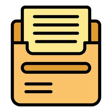 Sms learning icon vector flat Stockillustratie