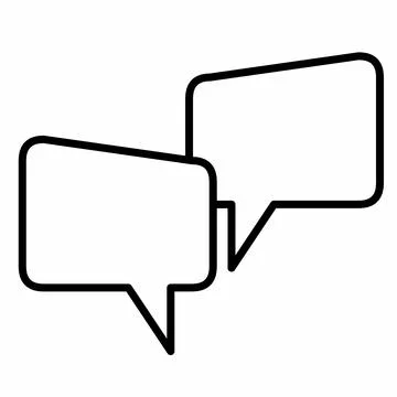 Sms line icon Stock Illustration