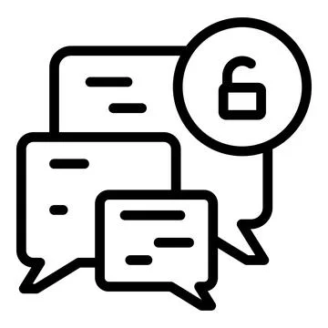Sms login icon outline vector. Multi code step イラスト素材