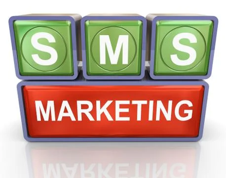 Sms marketing Stock Illustration