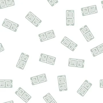 Sms message conversation glyph vector seamless pattern Stock Illustration