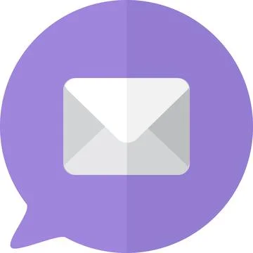 Sms message or mailbox smartphone icon vector 库存插图