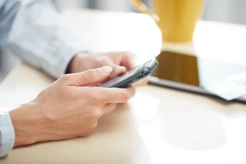 SMS sending Stock Photos