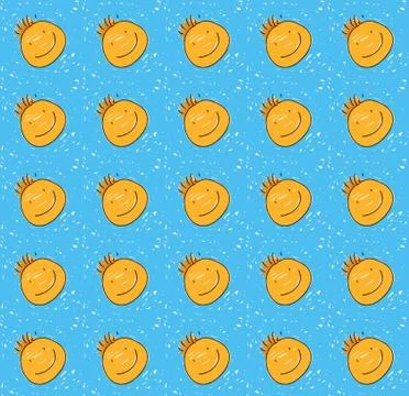 Smsil repeated pattern eg papers and fabrics Stock Illustration