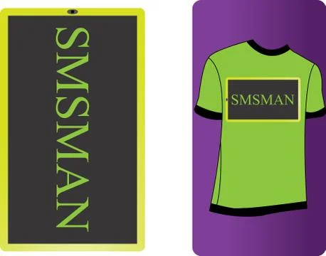 Smsman Stock Illustration