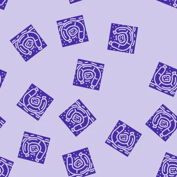 Smudge sandy beach glyph vector seamless pattern Stock Illustration