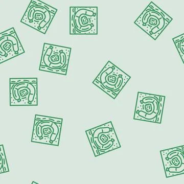 Smudge sandy beach line vector seamless pattern 스톡 일러스트