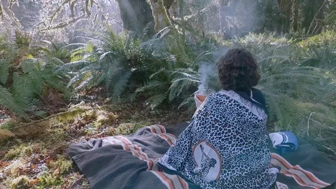 Smudging pot 3 Stock Footage 125889966