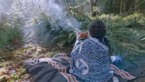 Smudging pot 4 Stock Footage 125889963