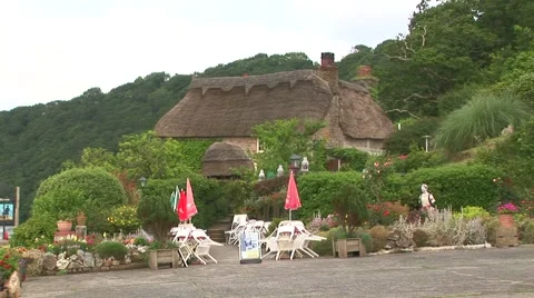 Smugglers Cottage at Tolverne Stock Footage 61575660