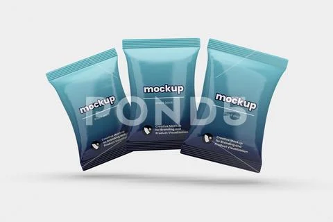 Snack Bag Mockup Modello PSD