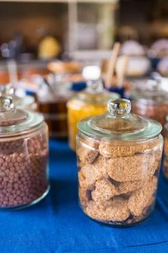 Snack bottle set Stock Photos