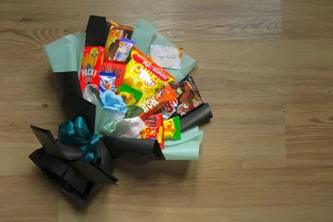 Snack bouquet  Foto stock