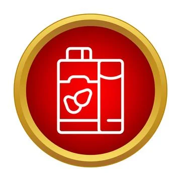 Snack box package with chips and drink icon Stock Illustration