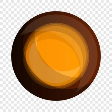 Snack choco biscuit icon, cartoon style 스톡 일러스트