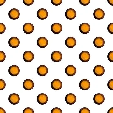 Snack choco biscuit pattern seamless vector Illustrazione stock