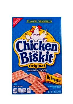 Snack crackers Stockfoto's