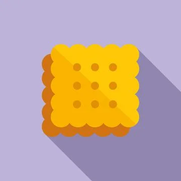 Snack food icon flat vector. School food イラスト素材
