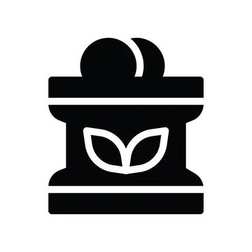 Snack Glyph icon Stock Illustration