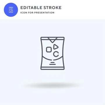 Snack icon vector, filled flat sign, solid pictogram isolated on white, logo Stock Illustration