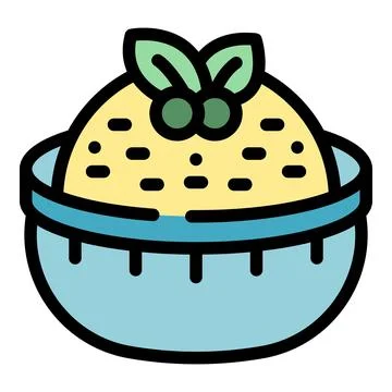 Snack meal icon vector flat Stock Illustration