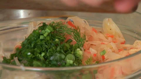 Snack preparation Stock Footage 1516361