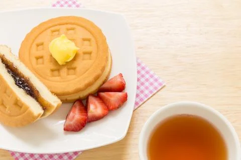 Snack for Tea Break Background / Snack Background Stock Photos