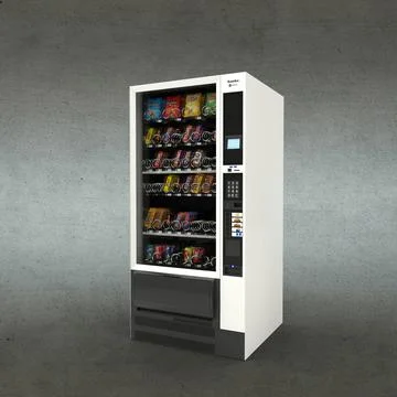 Snack Vending Machine 3D Model