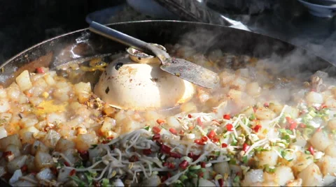 Snack of xi'an china Stock Footage 885944