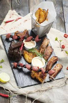 Snacks for beer Stock Photos