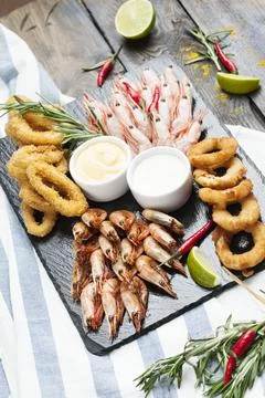 Snacks for beer Stock Photos