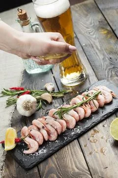 Snacks for beer Stock Photos