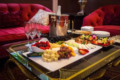 Snacks for the party Stock Photos