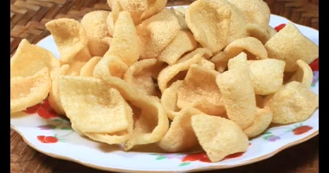 Snacks on a plate Stock Footage 295725638