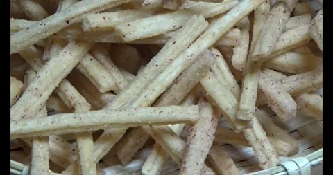 Snacks on a plate Stock Footage 296328458