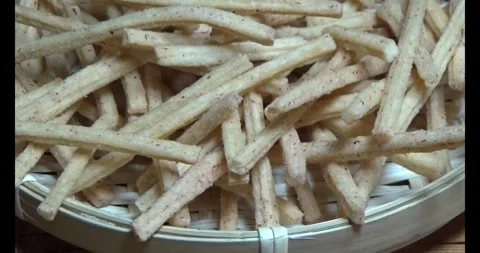 Snacks on a plate Stock Footage 296328815