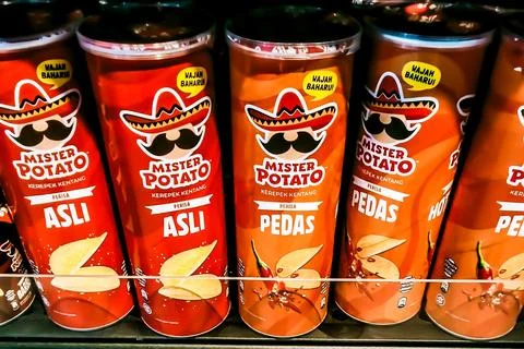 Snacks from potatoes Stock Photos