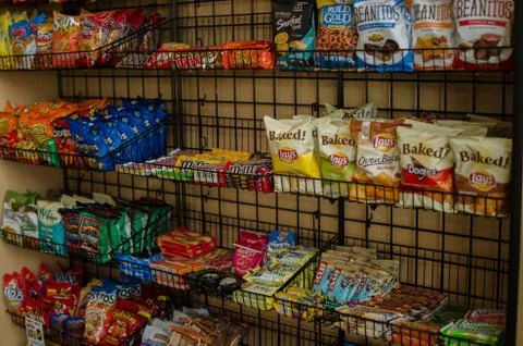 Snacks on a Rack Stock Photos