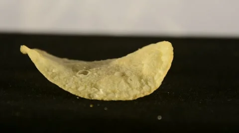 Snacks on a table, potato chips Video stock 45707418
