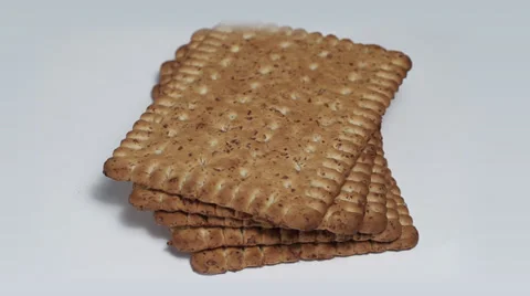 Snacks turning close up Stock Footage 33731898