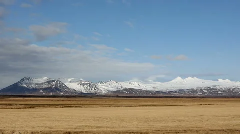 Snaefellsjokull time lapse, Iceland Video stock 40798397